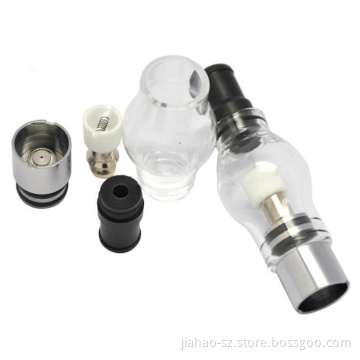 Wax Glass Globe Set Wax Glass Globe Tank Dry Herb Vaporizer Clearomizer Atomizer with Retail Box + Two Extra Coil Heads for E-Ci